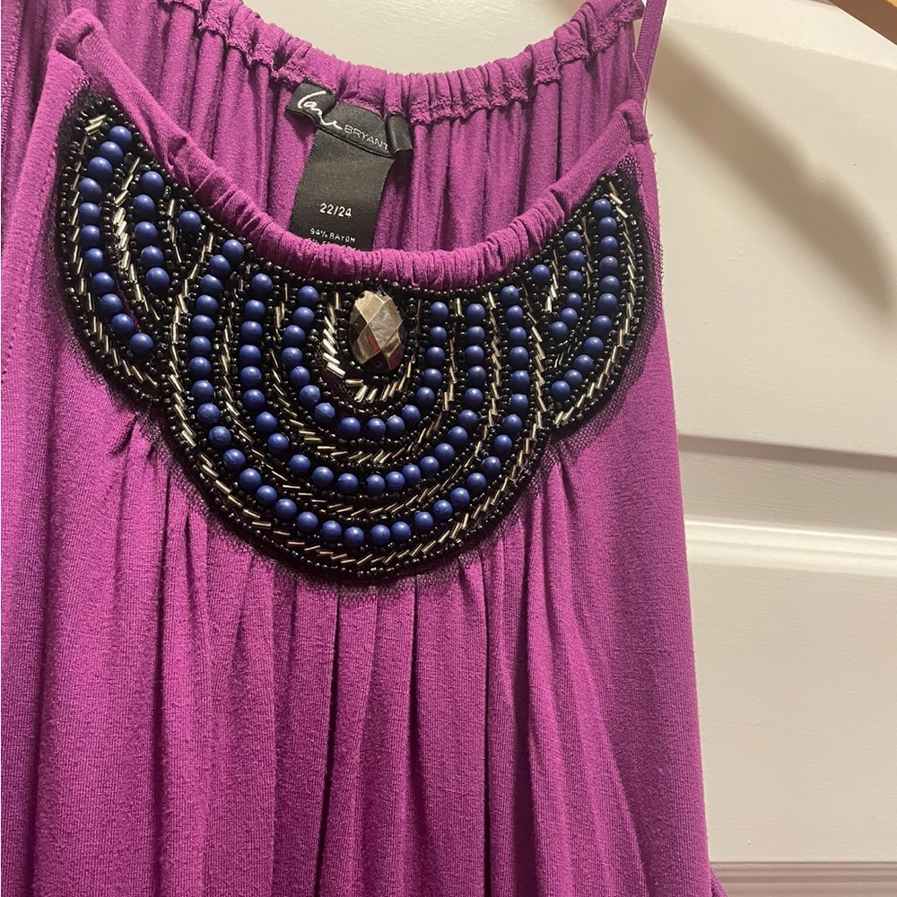 Lane Bryant dress with beaded top